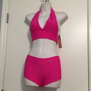 SNS Bikini halter & short shorts bikini
